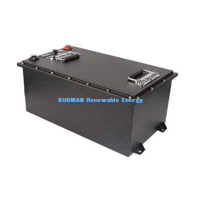 KM 72V -100Ah Keranjang Golf Disesuaikan Baterai LiFePO4 8000 Siklus