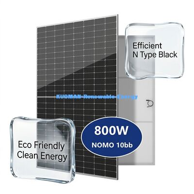 Disesuaikan 800W 48 Volt Degradasi Rendah Efisiensi Tinggi Panel Surya Panel fotovoltaik