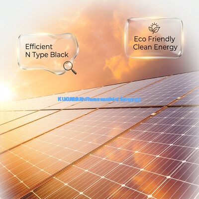 N Type Monocrystalline Solar Panel 410W-430W dengan IP68 Junction Box untuk Sistem Daya yang Disesuaikan