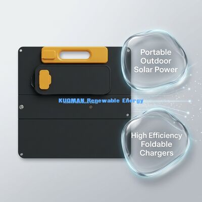 Pengisi Daya Surya Lipat 100W dengan Teknologi Surya IBC untuk Ponsel dan Laptop
