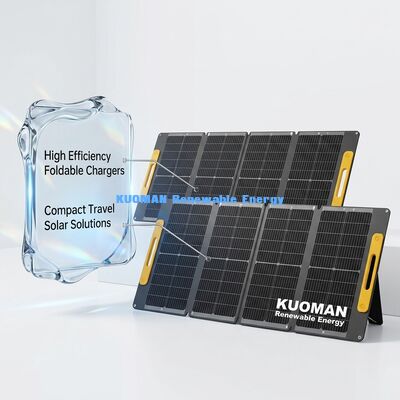 100W Lipat IP68 Waterproof Portable Solar Panel Panel Fleksibel untuk Perjalanan
