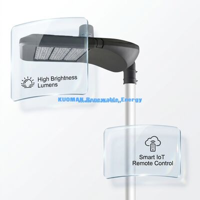 Lampu Jalan LED Smart Taman dengan Waterproof IP66, Kontrol Cerdas LoRaWAN, dan Umur 100000 Jam untuk Pencahayaan Surya Luar Ruang