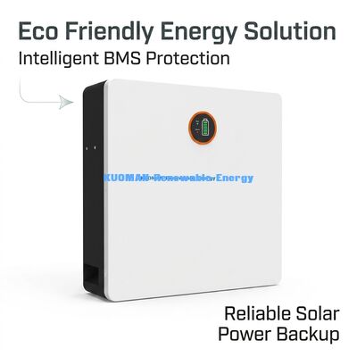 Baterai Rumah LiFePO4 48V 100AH dengan Pemantauan Real-time dan Garansi 10 Tahun untuk Sistem Tenaga Surya