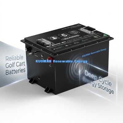 Baterai Golf Cart LiFePO4 36V dengan 8000 Siklus, Kapasitas 50Ah-150Ah, dan Dimensi Ringkas 385*338*245mm