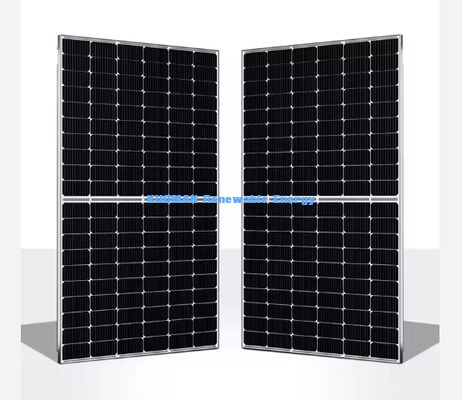 Linear Power Output Garansi 25 Tahun 550W Monocrystalline Solar Panel dengan Half Cut Cell Design