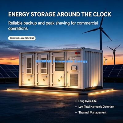 Kontainer penyimpanan energi tegangan tinggi yang dapat diskalakan.