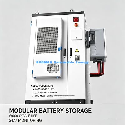 Densitas Energi Tinggi 280Ah LFP Komersial Energi Storage Cabinet Fire Water Injection Port Safety Design