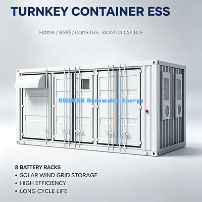 1.106MWh Integrated Container ESS dengan RS485 TCP/IP Remote Monitoring Microgrid Backup Power