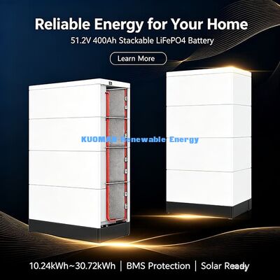 Sistem Surya Hibrida Baterai Lithium 48V yang Dapat Ditumpuk Isi Daya Melalui Panel Surya atau Generator Diesel