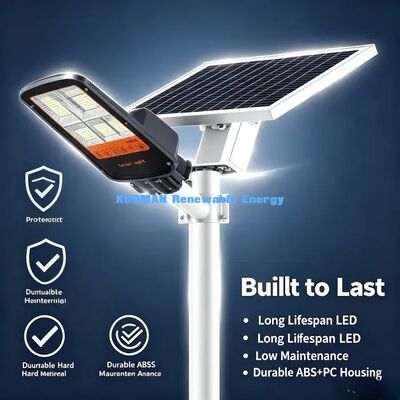 Lampu jalan bertenaga surya dengan kontrol jarak jauh 2,4G