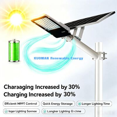 Efisiensi Tinggi 150LM/W Lampu Jalan Surya Lampu Pencahayaan Tempat Parkir Besar