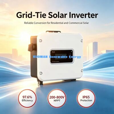 1kW-6kW On Grid Solar Inverter Single Phase PV Grid Tie Inverter untuk Sistem Surya Rumah
