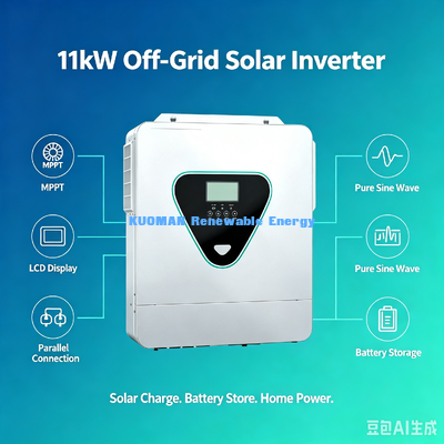 Inverter Surya Off Grid 11000W Tanpa Baterai Kemampuan Kerja Inverter Tenaga Surya
