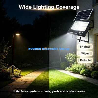 Super Bright 121 LED Beads Lampu Banjir Surya Lampu Luar Angka Besar
