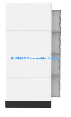 KM NEW POWER 51.2V 400Ah Baterai LiFePO4 yang dapat ditumpuk dengan pemantauan waktu nyata untuk penyimpanan energi rumah