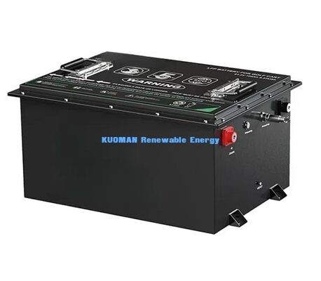 KM 36V -50-150Ah Keranjang Golf Disesuaikan Baterai LiFePO4 8000 Siklus