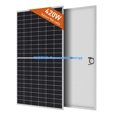 Panel Daya Surya Monokristalin 300W-400W dengan Kerangka Aluminium Anodisasi untuk Efisiensi Tinggi