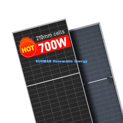 Panel Surya Monokristalin 700W IP65 Modul PV tahan cuaca 1722x1134x30mm