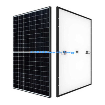 Panel Surya Tipe N Hitam 415W dengan Efisiensi 22% dan Bingkai Aluminium Anodized