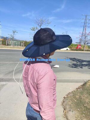 Topi Tenaga Surya Lipat Portabel Isi Ulang KM Baru