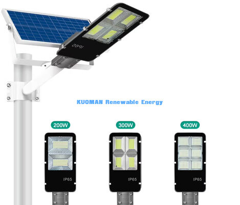 Lampu Jalan Surya 200W dengan Pro MPPT dan IP65 Waterproof untuk Jalan Luar dan Lampu Taman