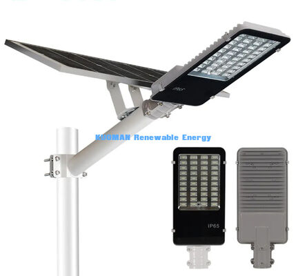 IP65 Waterproof Solar LED Street Light 100-500W Disesuaikan dengan 2700-6000K CCT untuk Lampu Taman dan Jalan