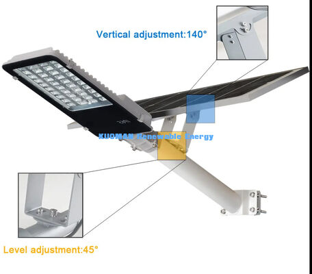IP65 Waterproof Solar LED Street Light 100-500W Disesuaikan dengan 2700-6000K CCT untuk Lampu Taman dan Jalan