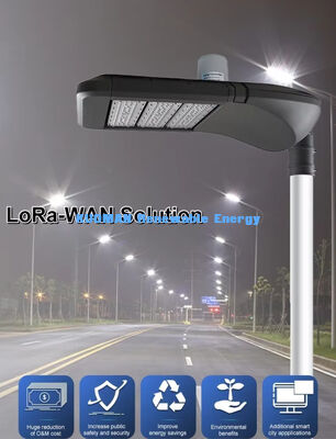 Lampu Jalan LED Smart Taman dengan Waterproof IP66, Kontrol Cerdas LoRaWAN, dan Umur 100000 Jam untuk Pencahayaan Surya Luar Ruang