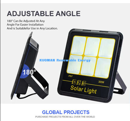 Lampu Sorot Tenaga Surya Tahan Air IP65 200W-400W dengan Lampu Taman LED Tenaga Surya Lumen Tinggi 15000LM