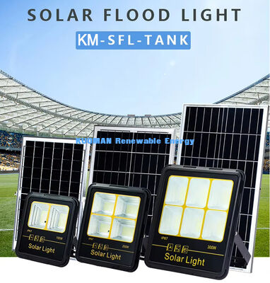 Lampu Sorot Tenaga Surya Tahan Air IP65 200W-400W dengan Lampu Taman LED Tenaga Surya Lumen Tinggi 15000LM