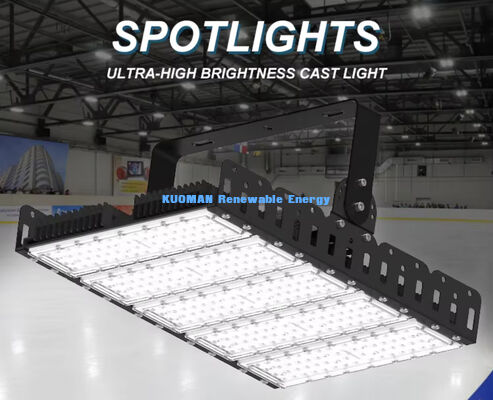 Lampu sorot LED modul tahan air 100w 150w yang dapat disesuaikan untuk gudang industri