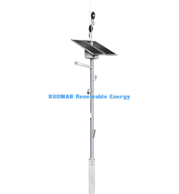 Jalan setapak, jalan kecepatan tinggi Smart Outdoor Solar Pole Smart Pole Dengan Layar LCD
