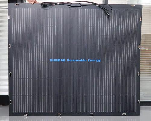 Panel Surya Fleksibel 100W IP68 Tahan Air 360° Lentur untuk Atap dan Kapal dengan Sertifikasi FCC
