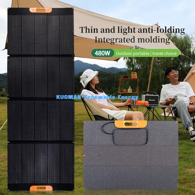 480W Portable Foldable Solar Panel dengan 22% Efisiensi dan Desain Tahan Cuaca