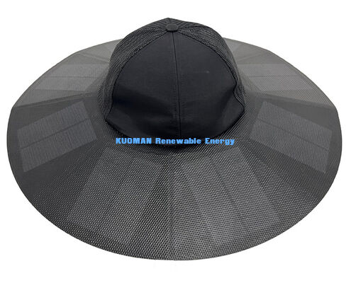 Topi Tenaga Surya Lipat Portabel Isi Ulang Topi Surya Charger Energi untuk Berkemah