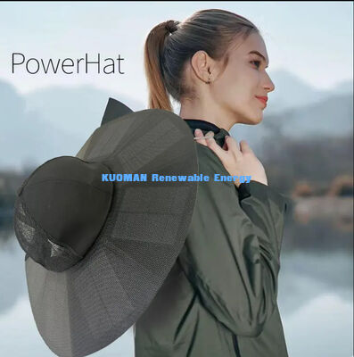 Cap Pengisian Surya Portable Lipat dengan Efisiensi 22% dan Daya Maksimal 13W untuk Camping