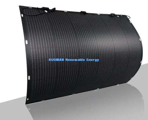 Panel Surya Fleksibel 210W Ultra-Tipis IP65 untuk RV Marine dan Off Grid