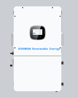 Inverter Hibrida Tiga Fasa Terhubung Jaringan dengan Efisiensi 97,5%, Proteksi IP65, dan Pelacak MPPT Ganda