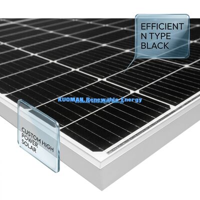 25A High Current Solar Panel dengan Efisiensi 22% dan IP65 Weather Resistance untuk Off-Grid & Commercial Systems