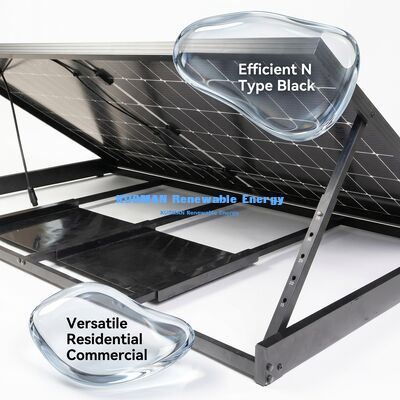 Panel Surya Ultra Tipis 30mm Tahan Cuaca IP65 Panel Fotovoltaik 24 Volt untuk Penggunaan Rumah dan Komersial