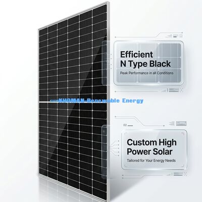 Panel Surya Monokristalin 24 Volt dengan IP65 Resistensi Cuaca untuk Sistem Energi Terbarukan