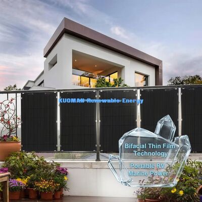 Panel Surya Fleksibel 100 Watt 360 Derajat Dapat Ditekuk Tahan Air IP68 untuk Perahu Kapal Pesiar Atap Tenda Mobil