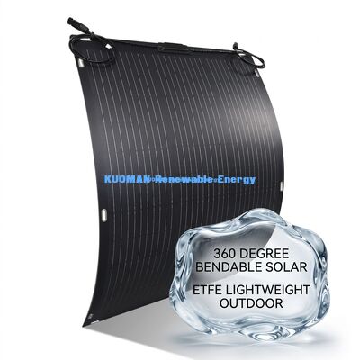 Panel Surya Fleksibel ETFE 30W Film Tipis untuk Petualangan Luar Ruangan dan Panjat Tebing