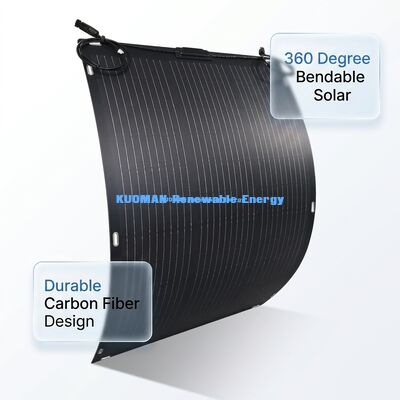 Panel Surya Fleksibel ETFE Ultra Ringan 30W Portabel untuk Mendaki, Panjat Tebing, dan Perjalanan Grid