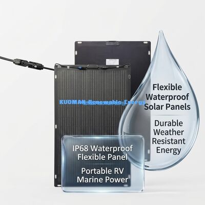 Panel Surya Fleksibel ETFE 30W Film Tipis untuk Petualangan Luar Ruangan dan Panjat Tebing
