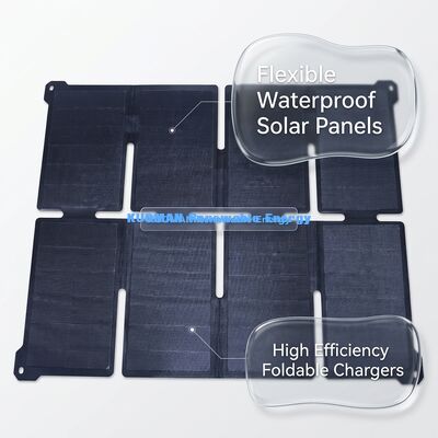 Pengisi Daya Surya Lipat 100W dengan Teknologi Surya IBC untuk Ponsel dan Laptop