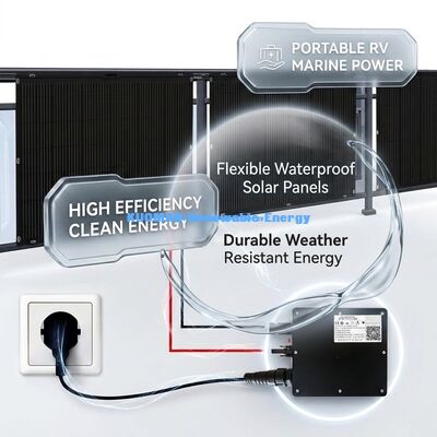 Panel Surya Fleksibel 200W Efisiensi Tinggi untuk Energi Bersih Terbarukan