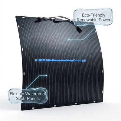 Panel Surya Fleksibel Bifacial 200W - Panel Surya Silikon Polikristalin untuk Energi Bersih Terbarukan