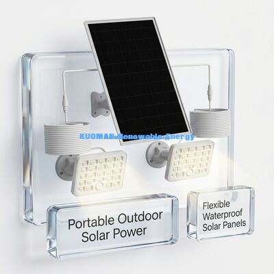Pengisi Daya Surya Lipat Tahan Cuaca Universal 10W untuk Kamera, Drone & Lampu