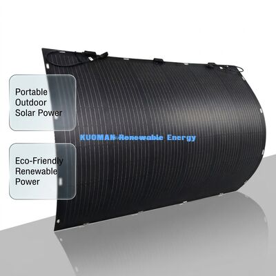 Panel Surya Fleksibel 800W dengan Tahan Air IP68 dan Dapat Ditekuk 360 Derajat untuk Atap RV Laut
